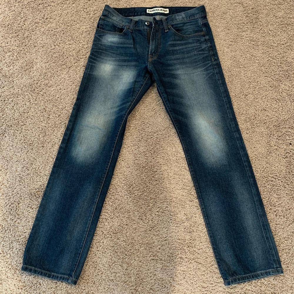 Mens Express Jeans. Rocco slim fit straight leg size 32x32